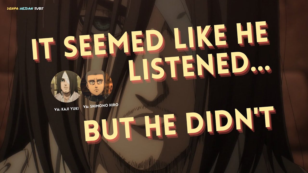 [ENG SUBS] AOT RADIO - Kaji Yuki Talks About The Change in Eren