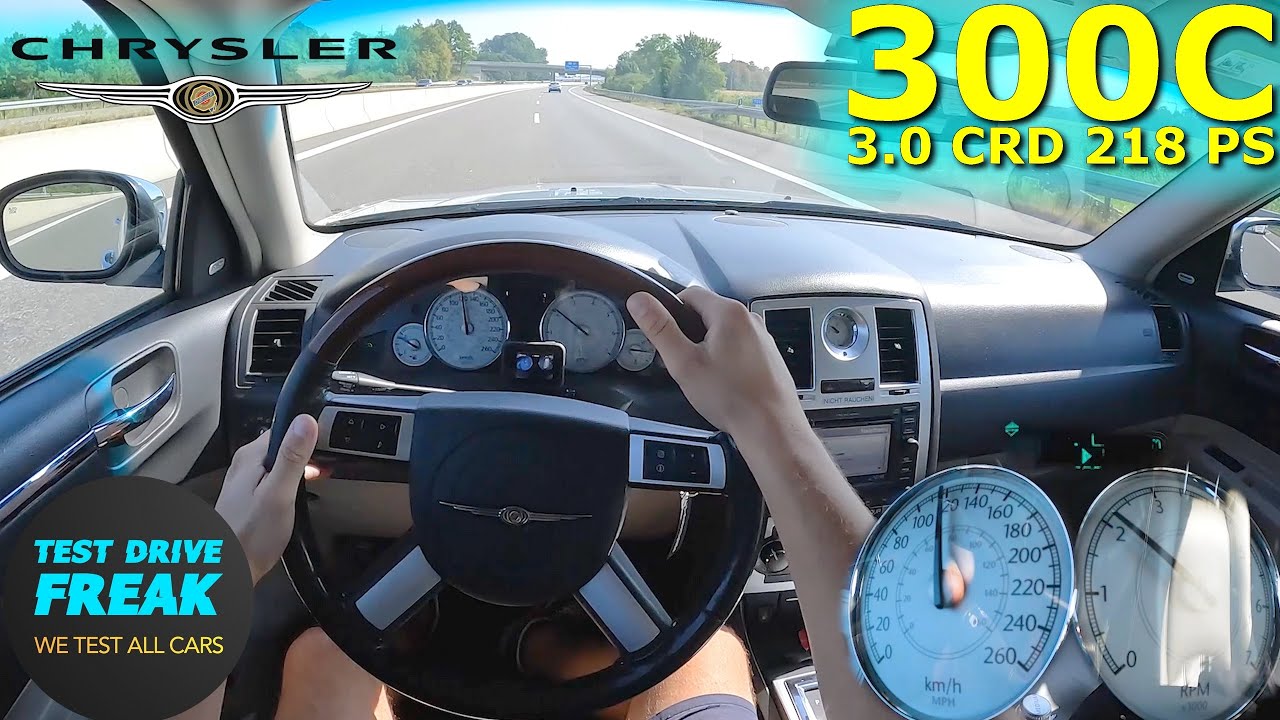 2006 Chrysler 300C 3.0 CRD V6 218 PS HIGH SPEED AUTOBAHN DRIVE POV