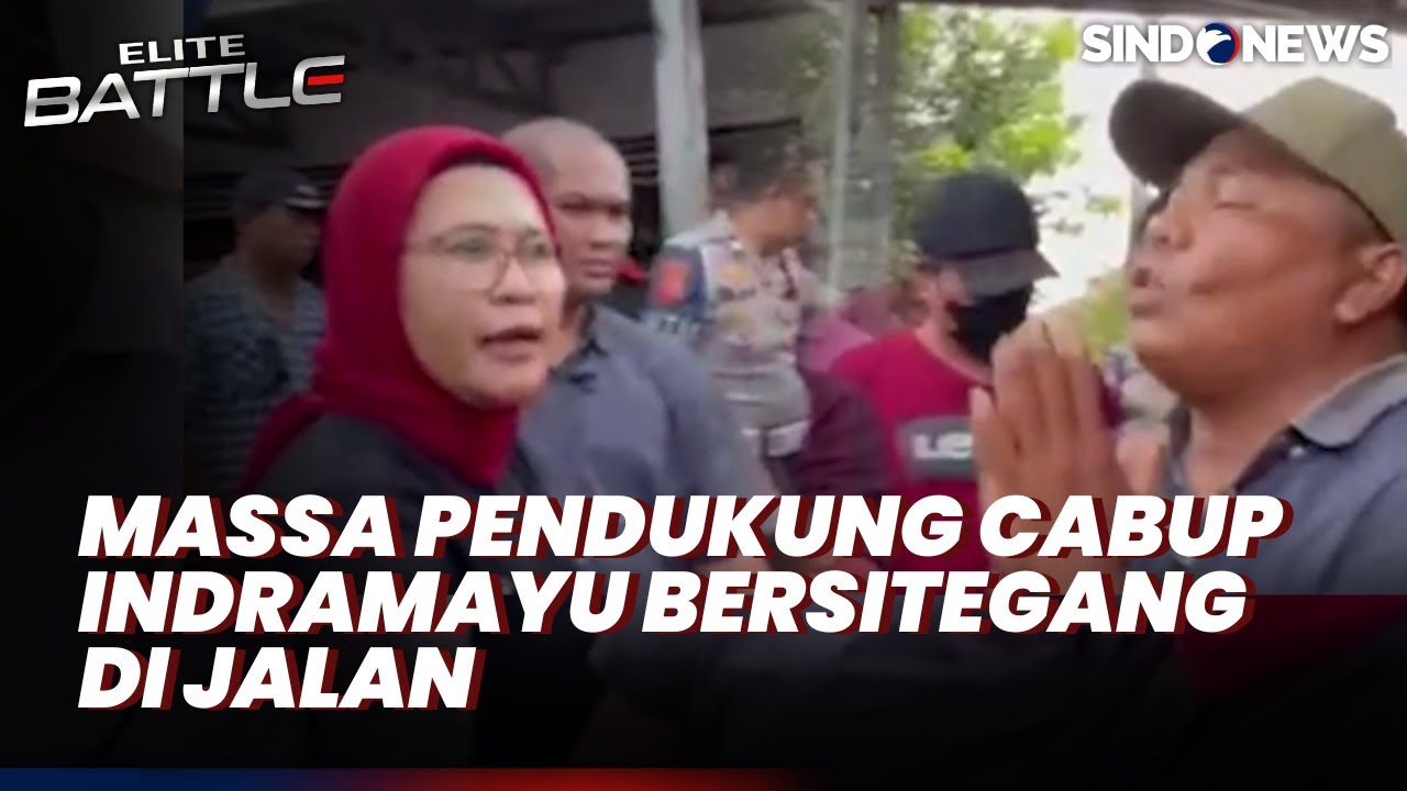 Sempat Tegang, Massa Pendukung Lucky Hakim Diduga Hadang Rombongan Cabup Nina