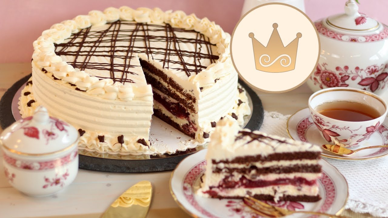 🍒 LECKERE STRACCIATELLA-KIRSCH-TORTE! 🍒 REZEPT VON SUGARPRINCESS