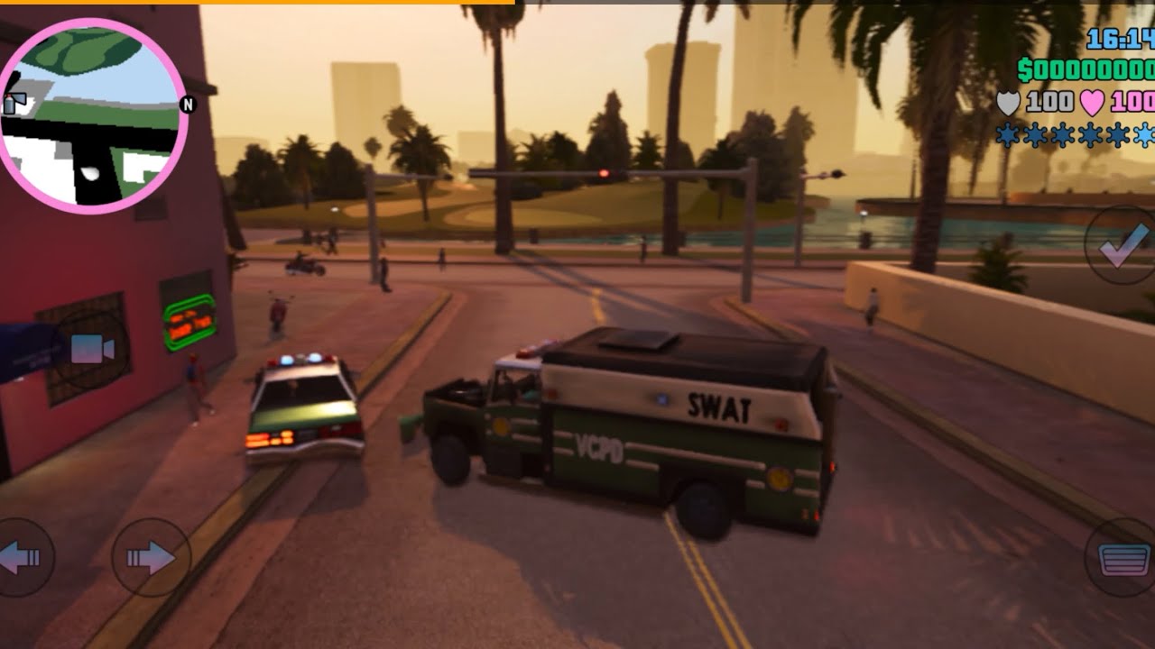 Epic Police Escape in GTA Vice City | High Speed Chase!
