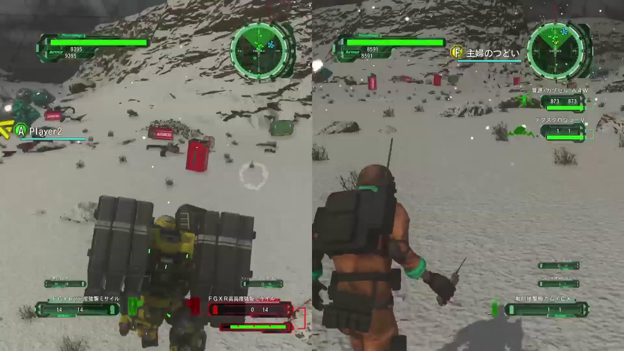 [助ケテ！アドバイス求ム]地球防衛軍６[２人プレイ]～インフェルノ　初めてのフェンサー&エアレイダー　DLC2ミッション26～