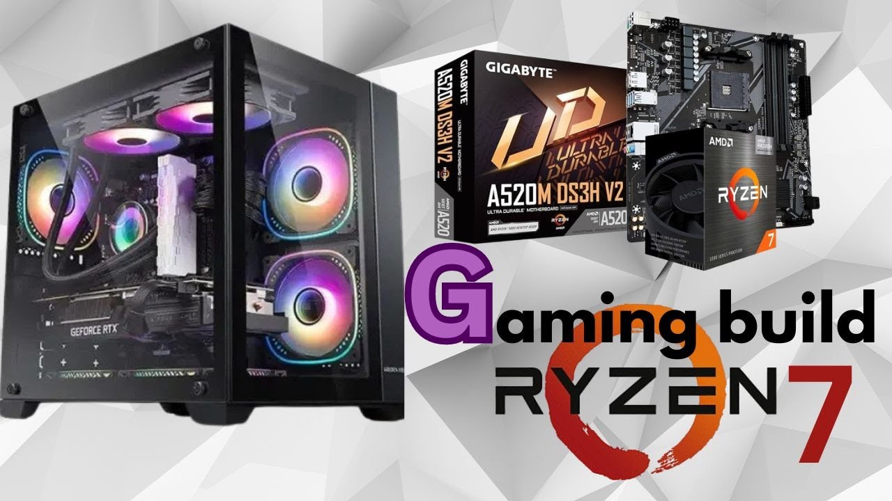 Ryzen 7 5700G With Radeon Graphics |  Gigabyte A520M DS3H V2 |  Gaming PC Build | Media Tech