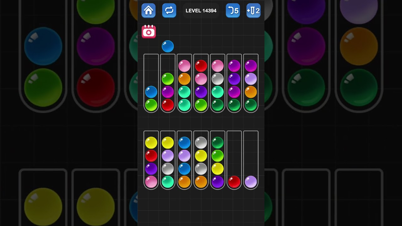 Ball Sort Puzzle by Guru Game: Levels 14391, 14392, 14393, 14394, 14395