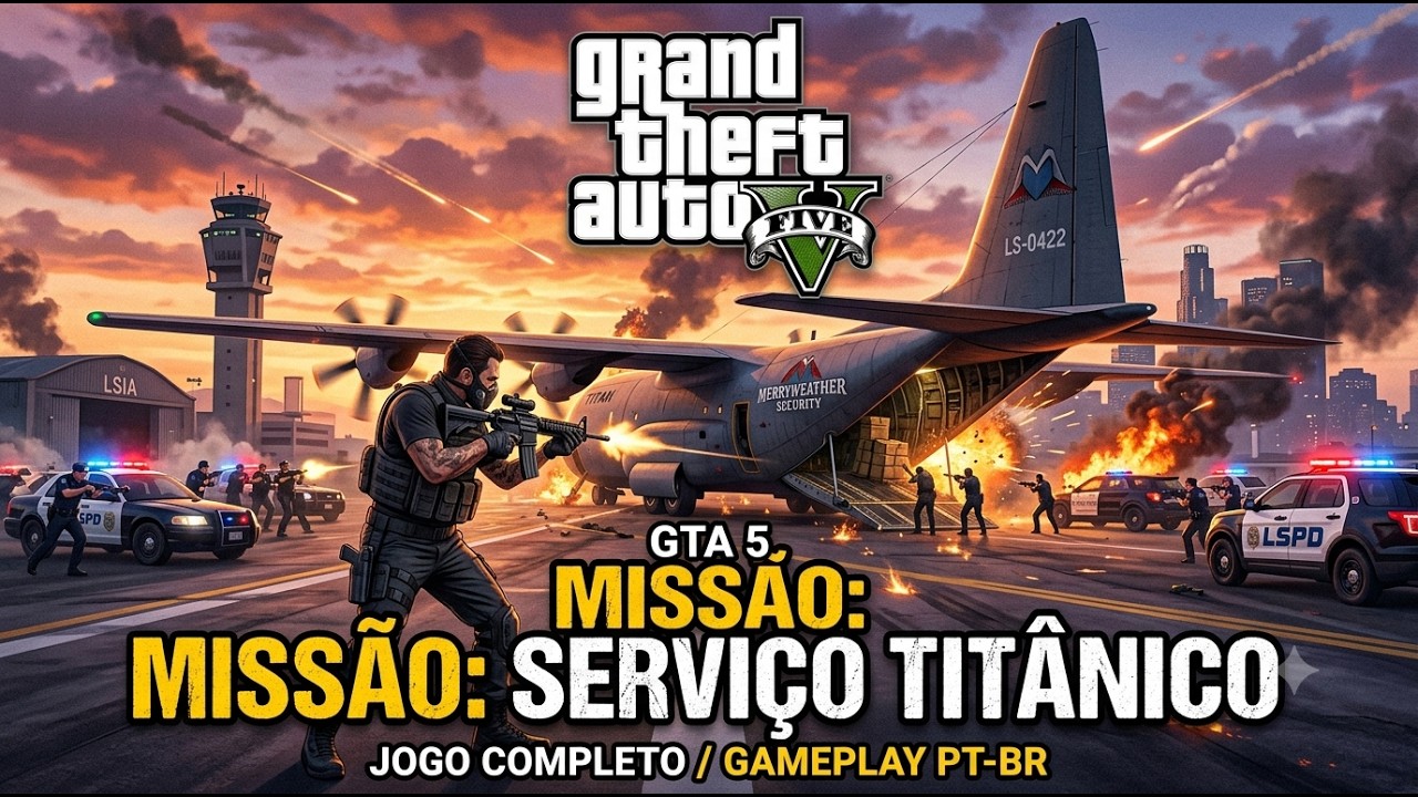 #33 - GTA 5 - PS5 - UM SERVICO TITANICO - 03-01-26