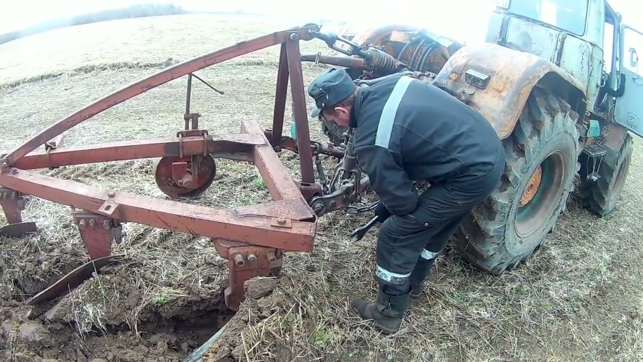 Весенняя вспашка ! Т-150к и МТЗ-82.1