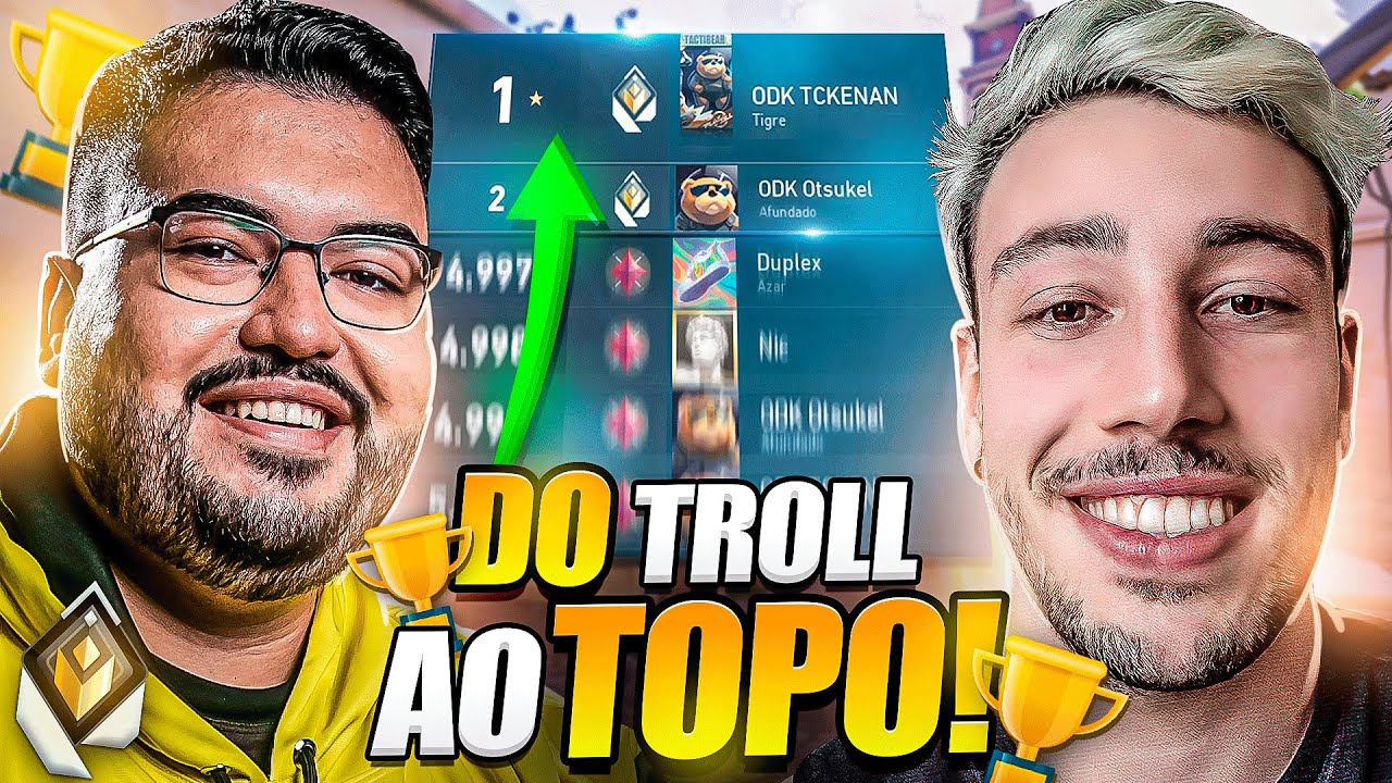 Do TROLL ao TOPO #1 - Provei que mereço o TOP 1 nessa PARTIDA. FT. Otsuka