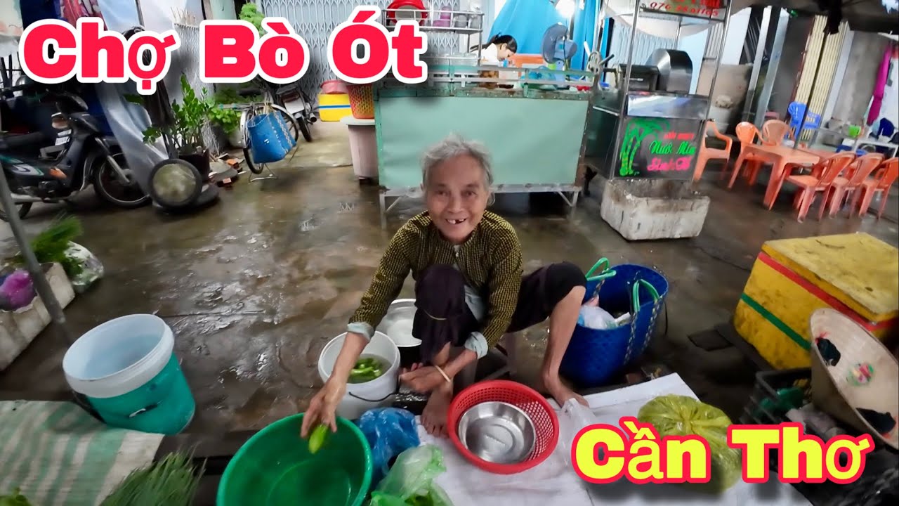 Chợ Bò Ót Thốt Nốt Cần Thơ Người Lớn Tuổi Khó Khăn Hạnh Phúc Nhận Quà Hảo Tâm Mỹ | Khương Nhựt Minh