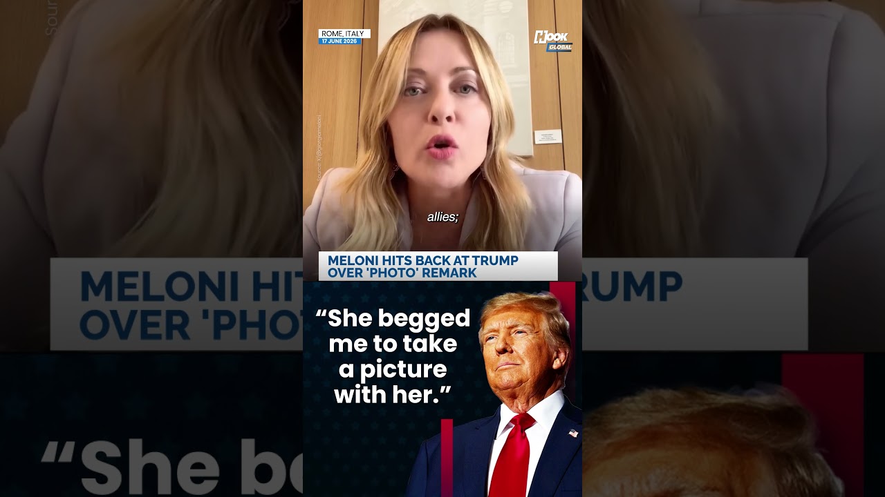 Meloni blasts Trump, calls his claim she begged for a G7 photo 