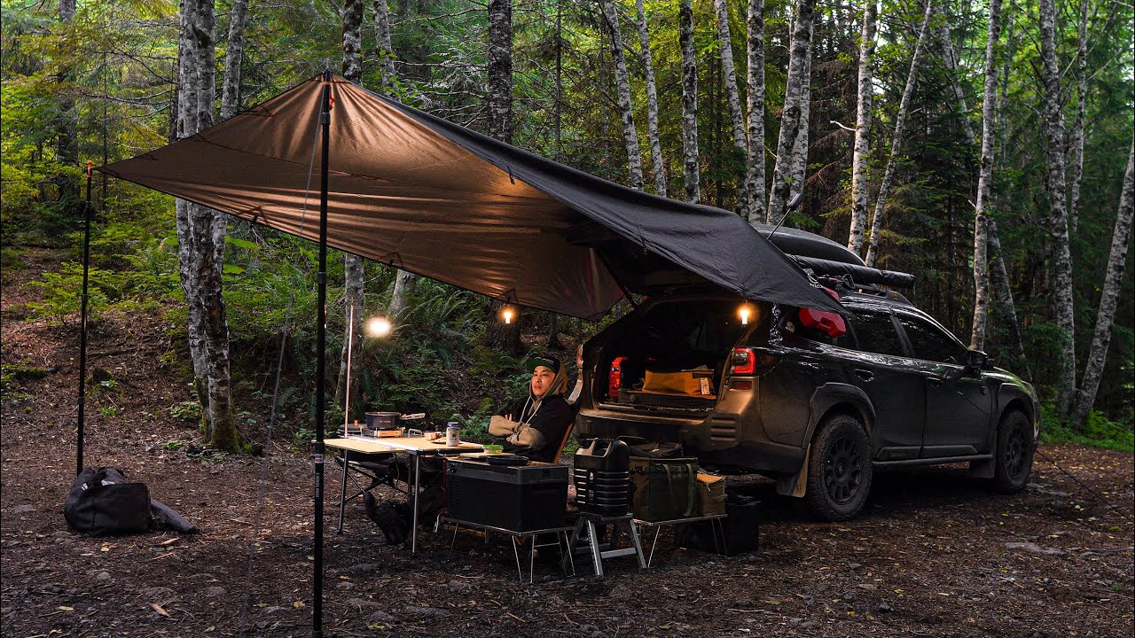 Subaru Outback Solo Car Camping with Dog / Lost Horizon / Browey / Stan Luck /Venustas