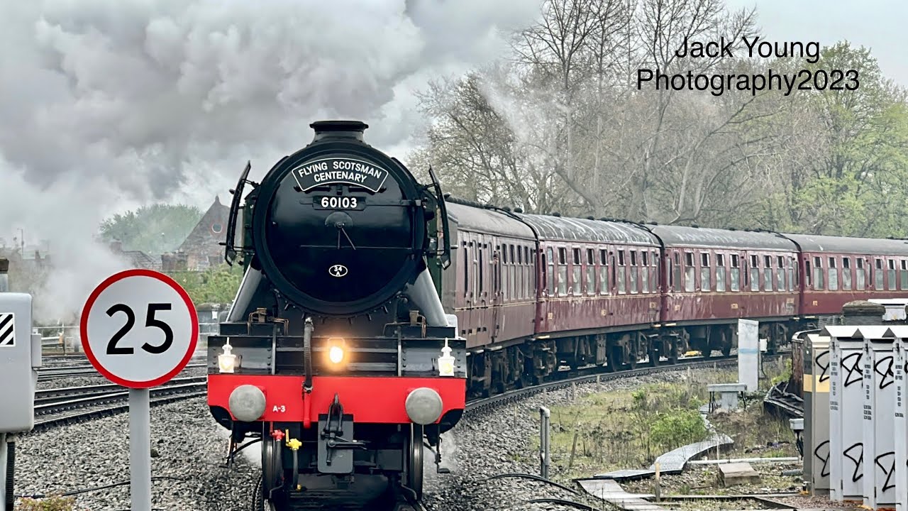 Flying Scotsman at Bristol Temple Meads palling the Royal Duchy Heads for Saltash on 30/4/23