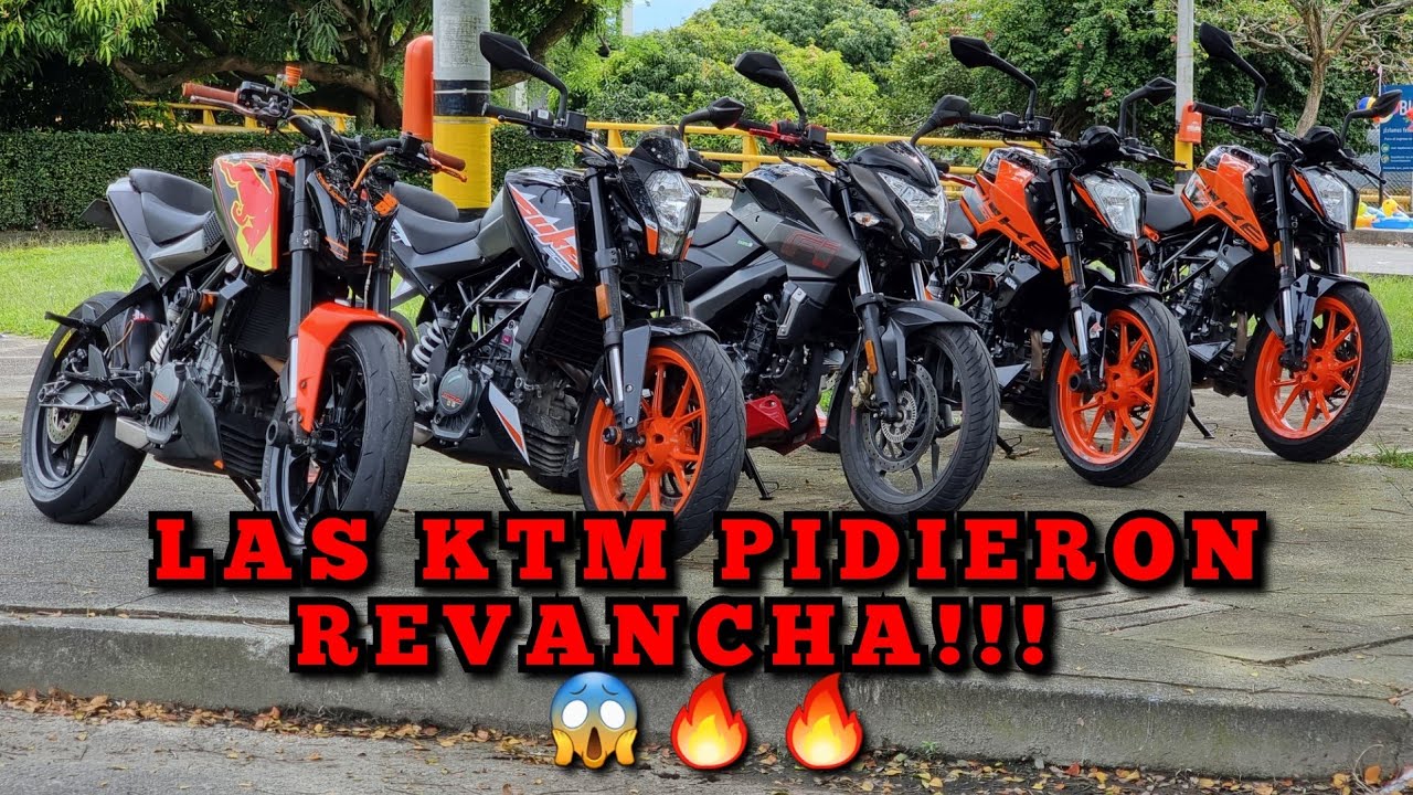 KTM Duke 200 NG vs Duke 200 + repro vs Pulsar NS 200 + repro SuperCoco 🦸‍♂️🥥