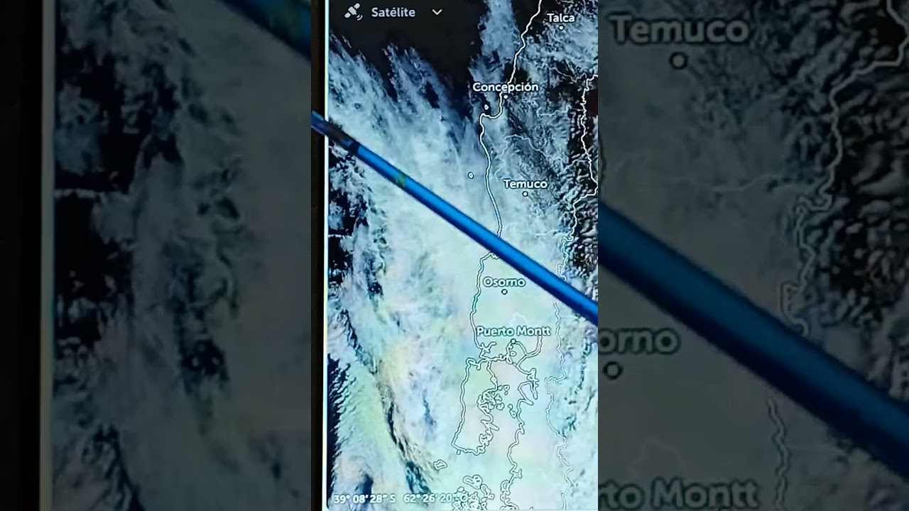 Se aproxima el último frente frío del mes a la región centro-sur de Chile
