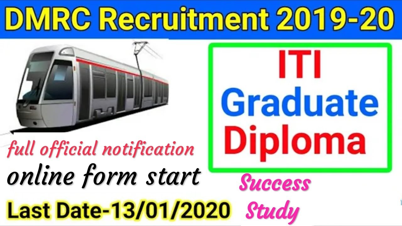 DMRC RECRUITMENT 2019-20 Delhi metro rail corporation recruitment