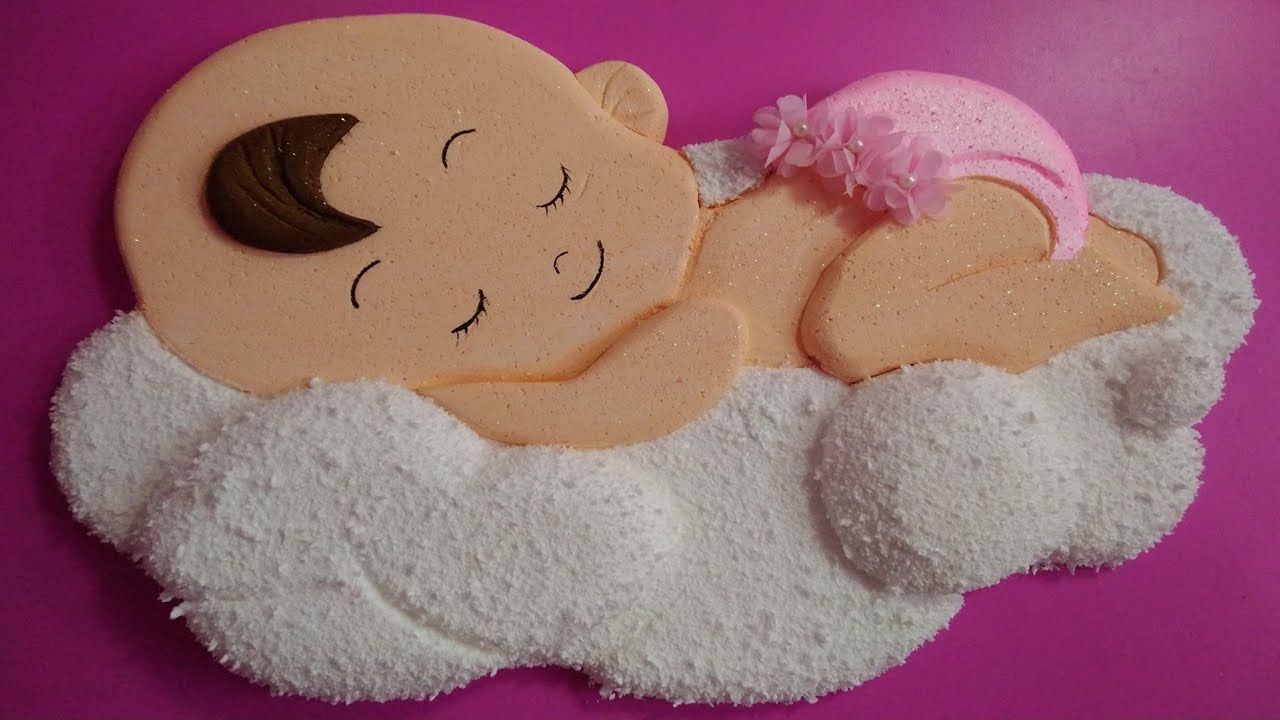 ✔7° CLASE CON SOLANGE: BEBE DE TECNOPOR EN ALTO RELIEVE