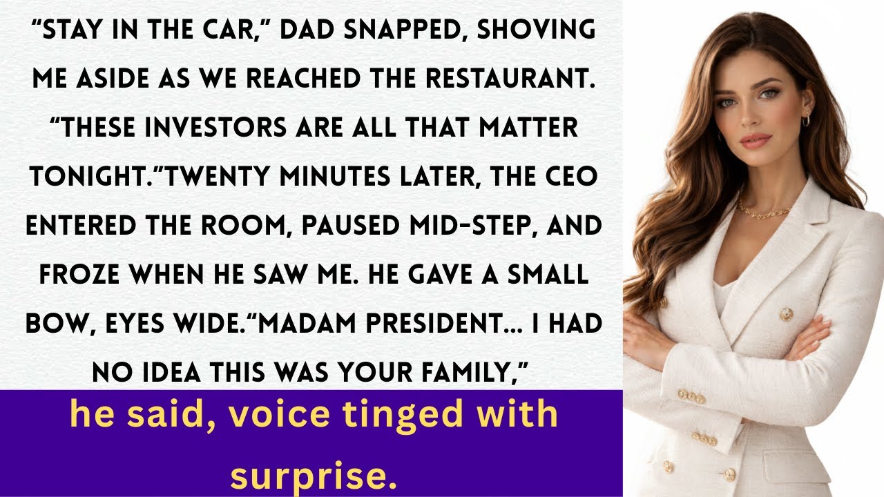 “Excluded from Family Dinner to Impress Investors—Until the CEO Called Me ‘Boss’”