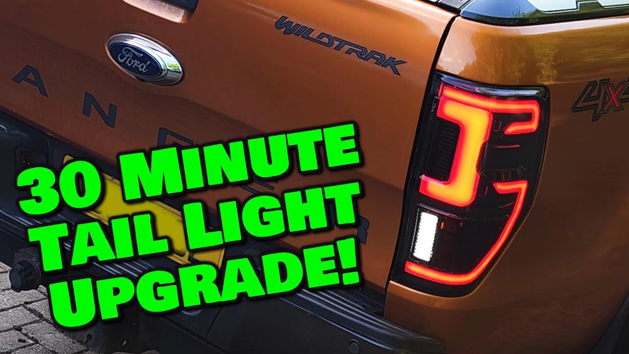 КАК УСТАНОВИТЬ ЗАДНИЕ СВЕТОДИОДНЫЕ ЗАДНИЕ ФОНАРИ - FORD RANGER