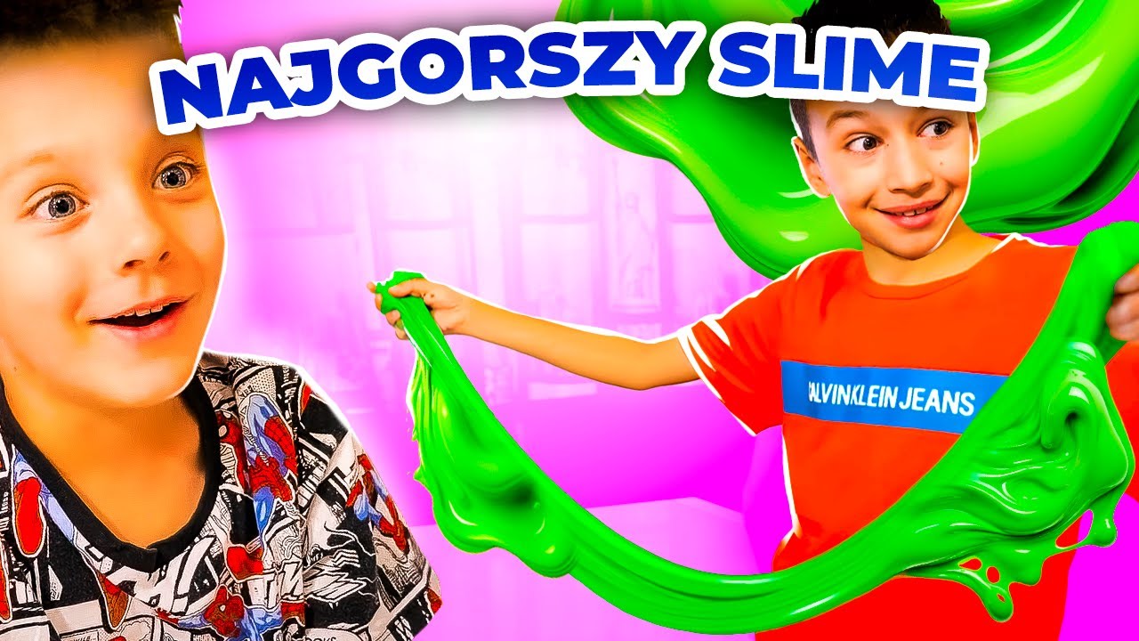 Artur i David zrobili NAJGORSZY SLIME 🟢 Zabawny prank | Boys and Toys Polish