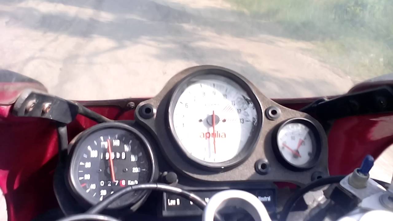 Aprilia AF1 125 FUTURA 1990    0-130 km/h