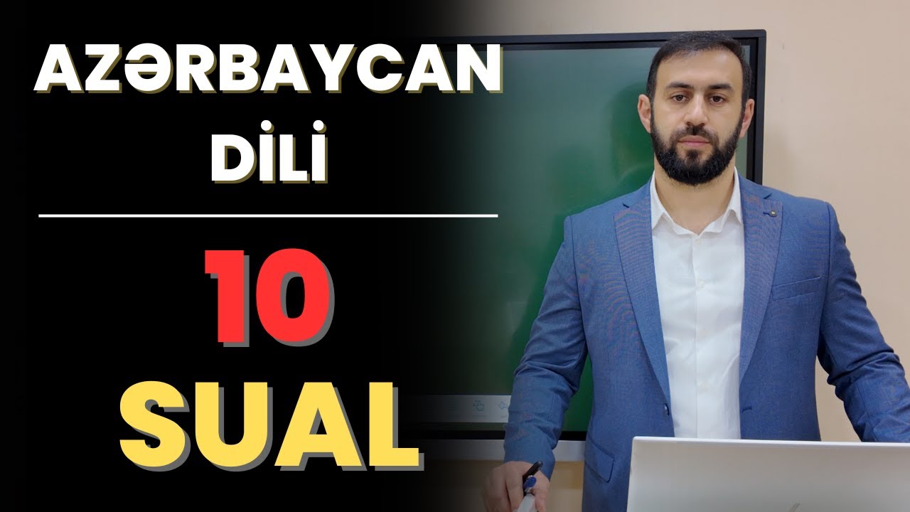 Azərbaycan dili. Sual-cavab (özünü yoxla) 2024-də ilk videomuz 😊