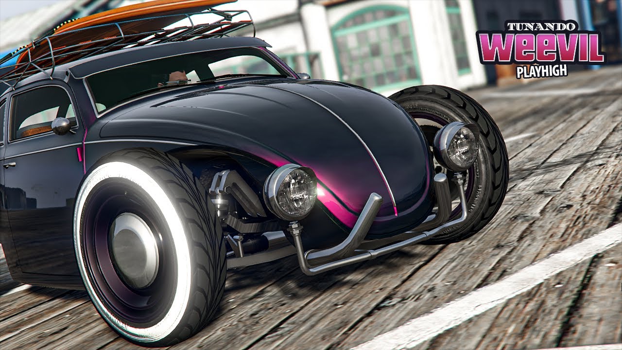 NOVO FUSCA | Tunando e Testando o Bf Weevil Custom | GTA 5 ONLINE | Carro do Benny