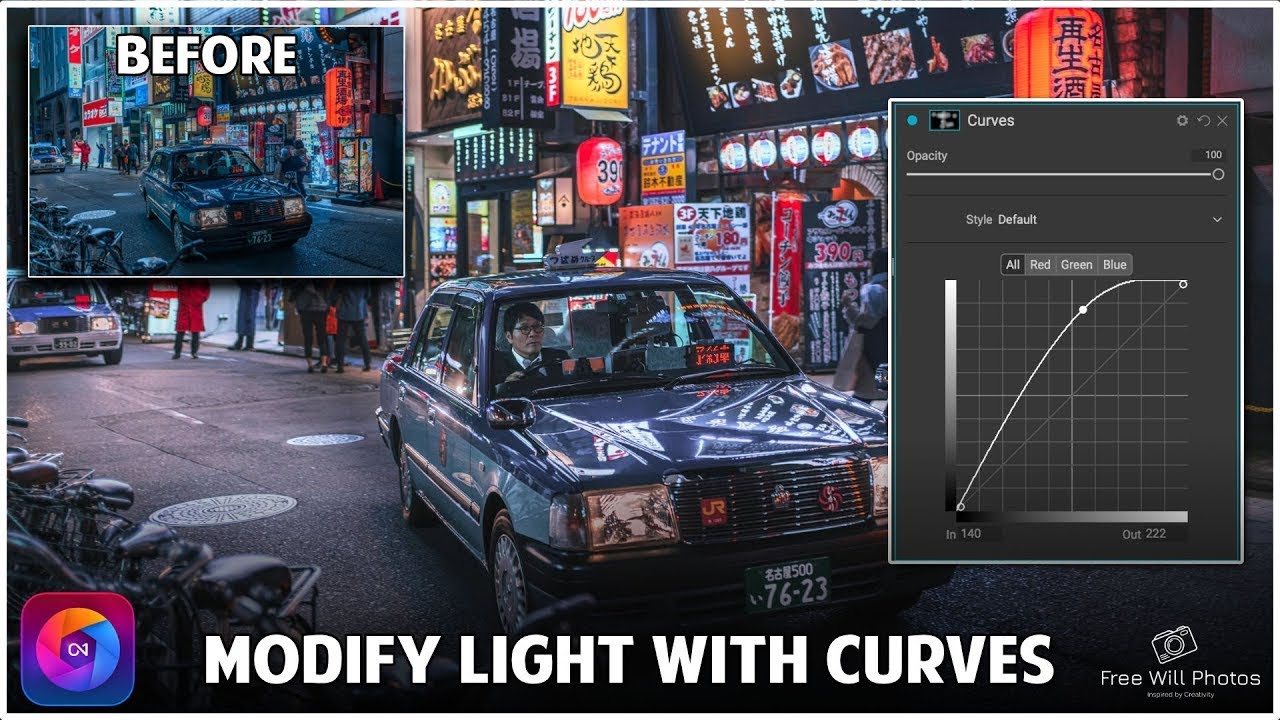 Learn how to relight a photo and color grade it with one filter