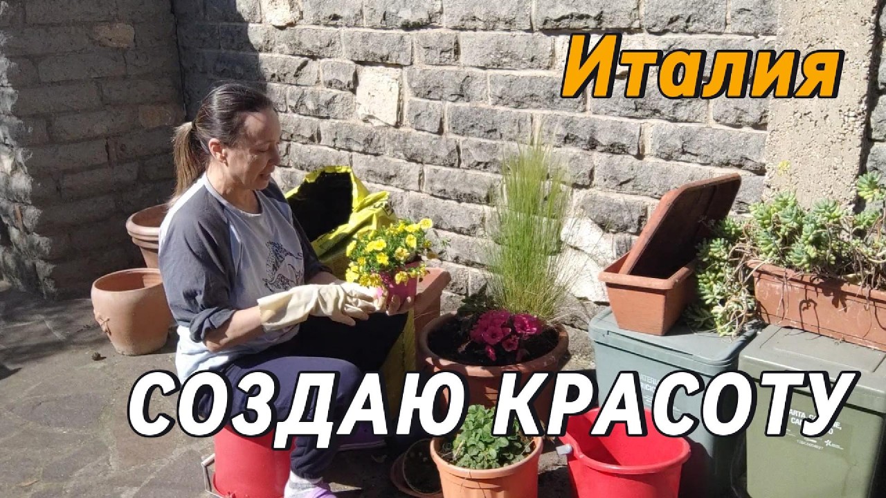 🇮🇹 Выбираю цветы / первые посадки