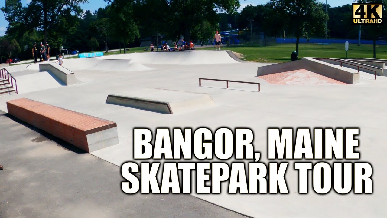 Bangor, Maine Skatepark Tour (Hayford Park)