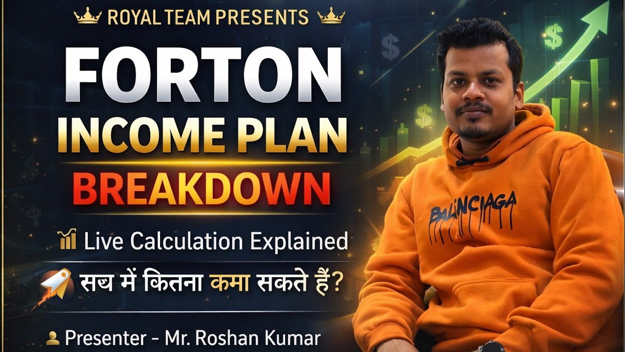Forton Live Plan | Short Plan Of Forton By Mr.Roshan Kumar 