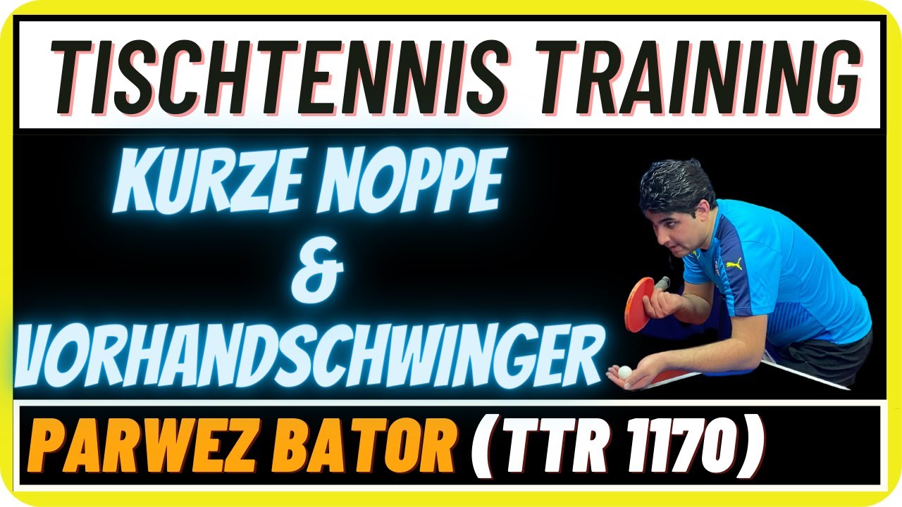 So trainiert Parwez (TTR: 1170) seine Raketenvorhand 🏓
