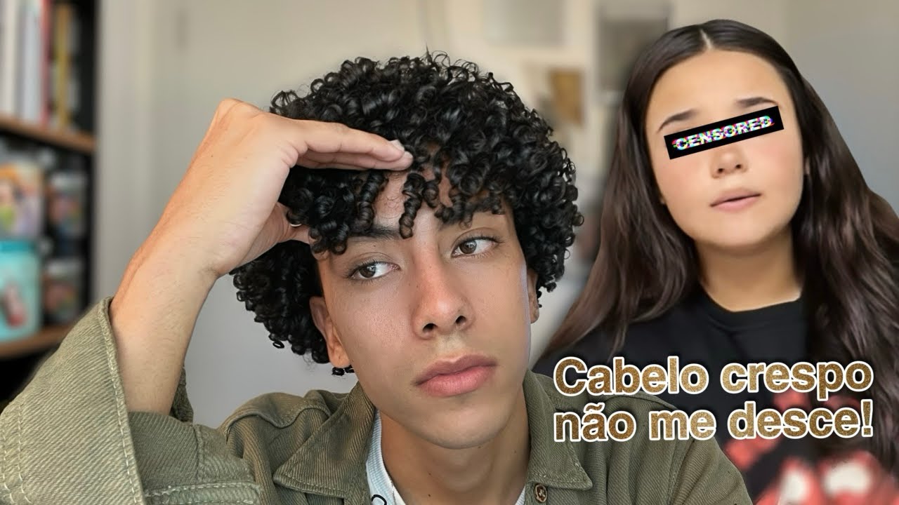 CABELO CRESPO NÃO ME DESCE! 🤮