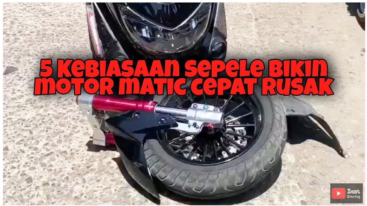 5. Kebiasaan sepele bikin motor matic cepat rusak || Pasti sering kalian lakukan