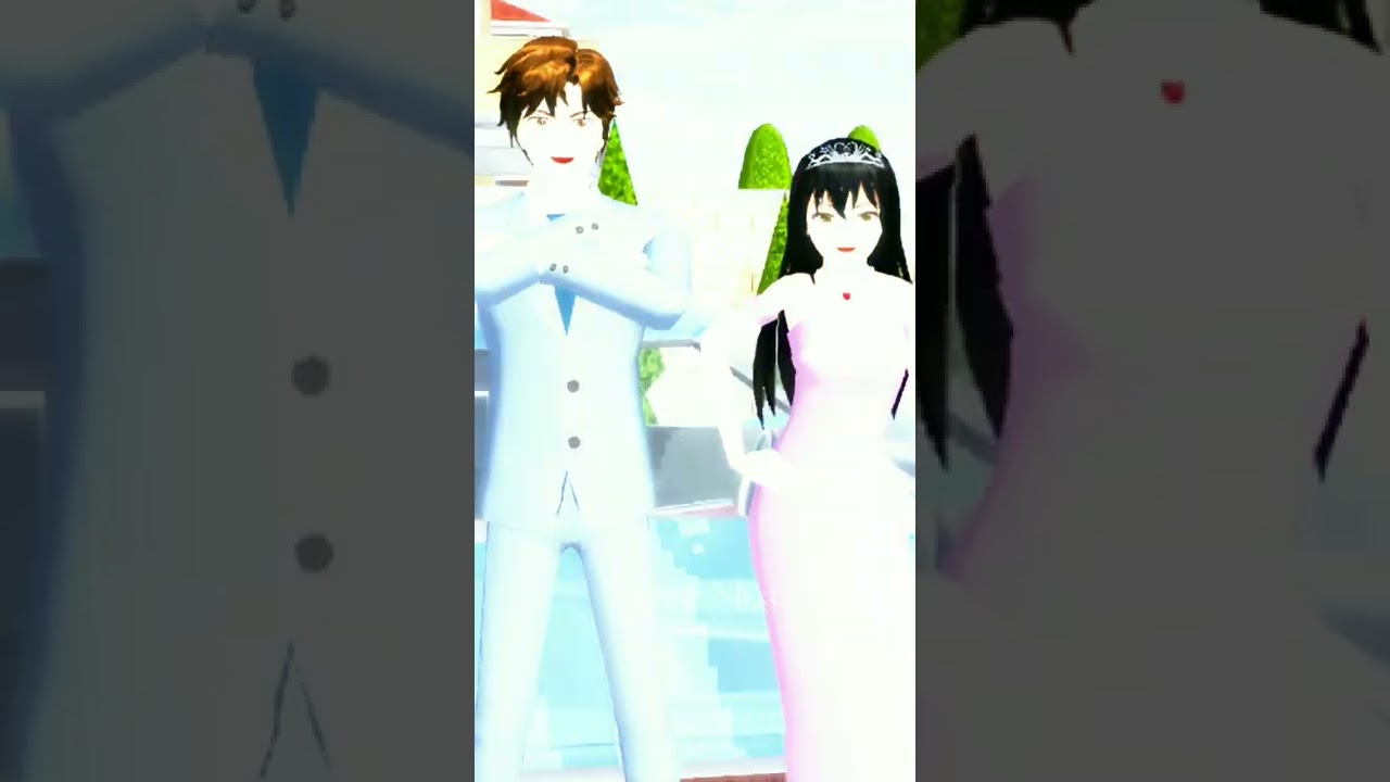 Grown-up Yuta Aida and Mio Aida | 1 2 3 Tik Tok Trend|Sakura School Simulator Tik Tok #trend