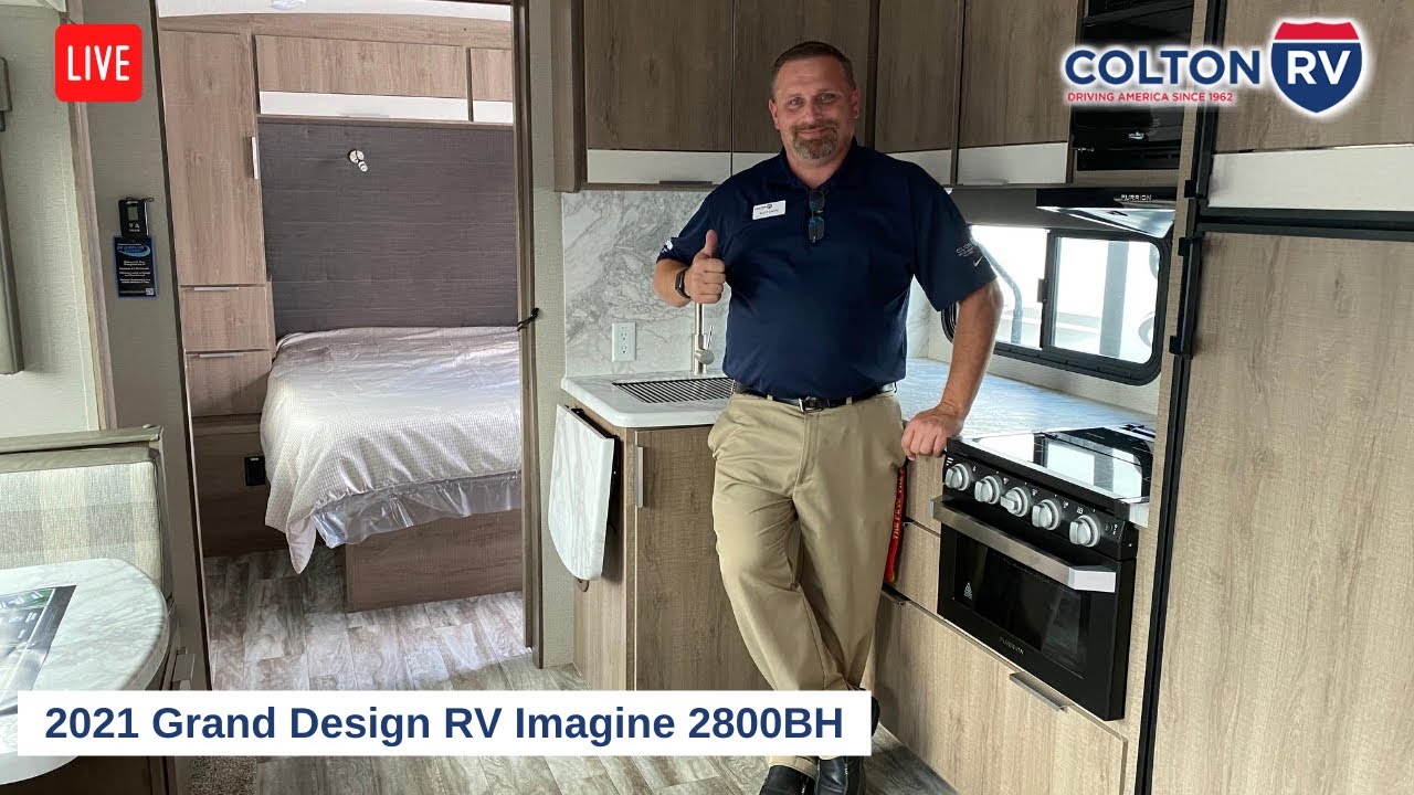 Обзор туристического прицепа Grand Design RV Imagine 2800BH 2021 года