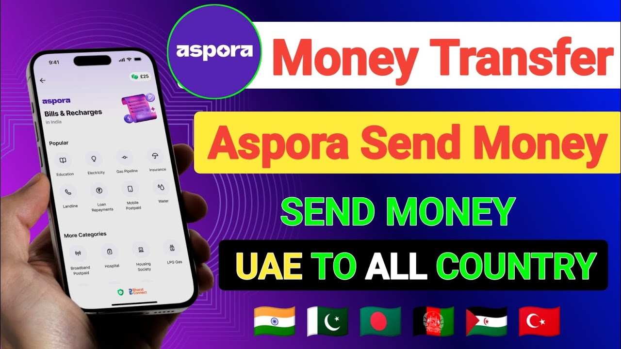 Aspora Money Transfer | How To Transfer Money From Aspora | Send Money Aspora &radic;