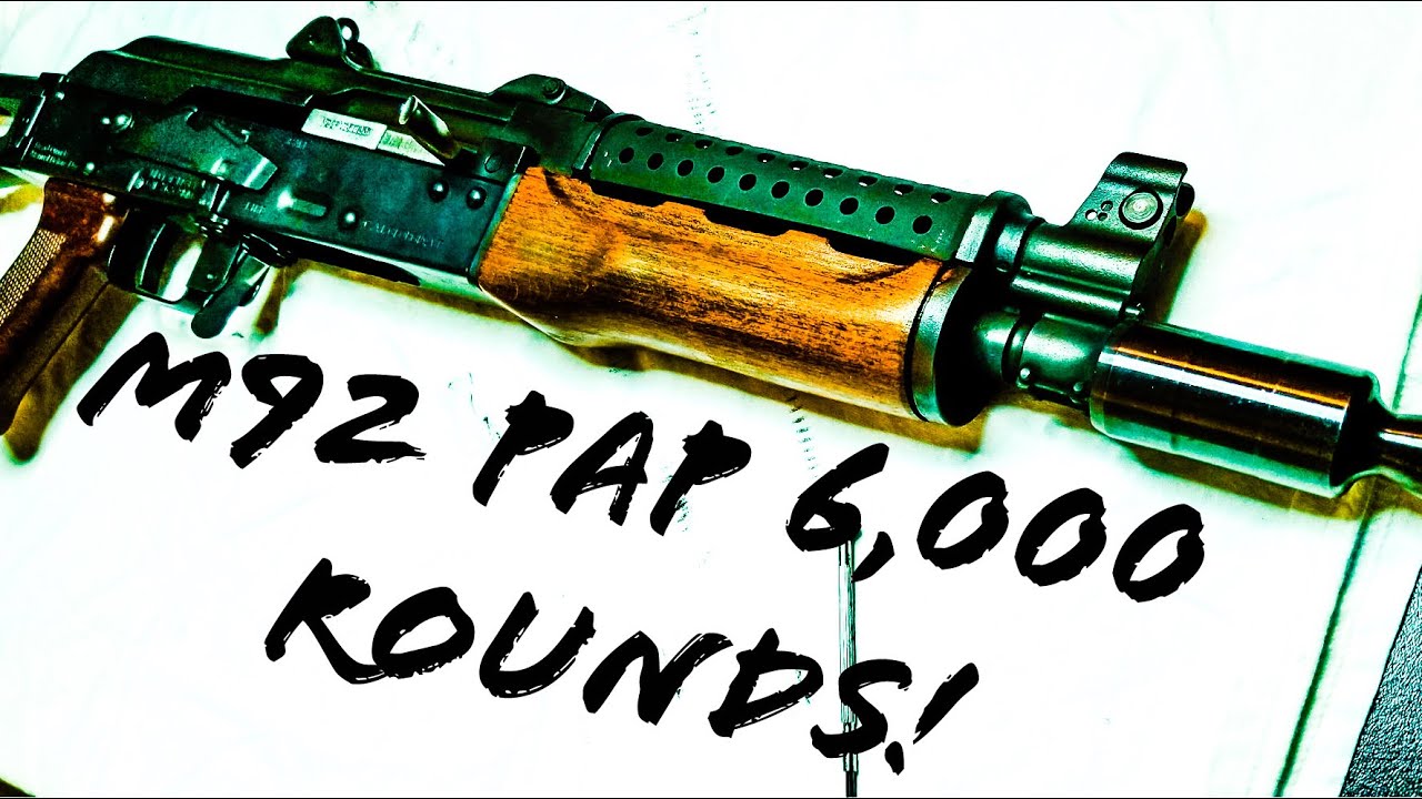 M92 PAP SBR 6,000 round count video!