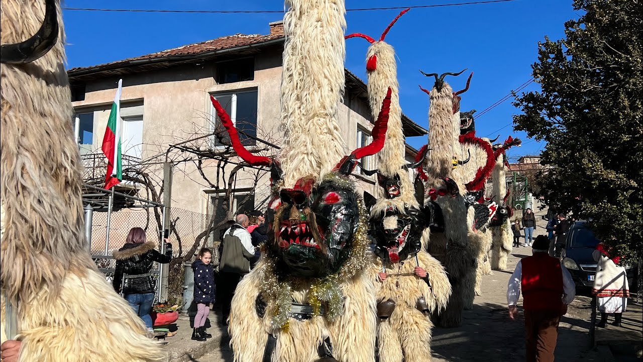 Сурва 2023 Брежани - Махала Горна Kukeri ,Bulgaria
