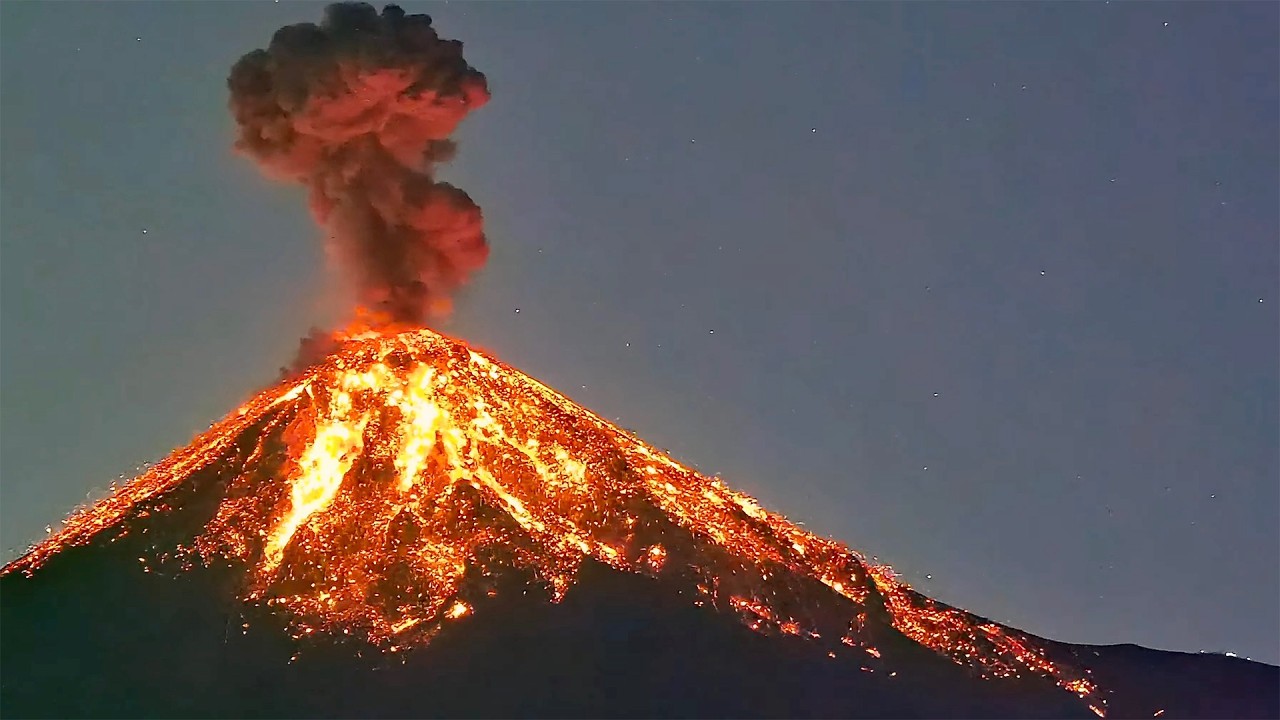 Hikers Get Front Row Seats to Large Eruption of Fuego Volcano (Jan 13, 2026)