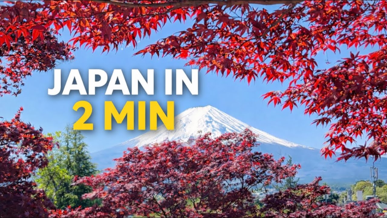 2 Weeks in Japan in 2 Minutes 🇯🇵 | 4K Cinematic Travel Film