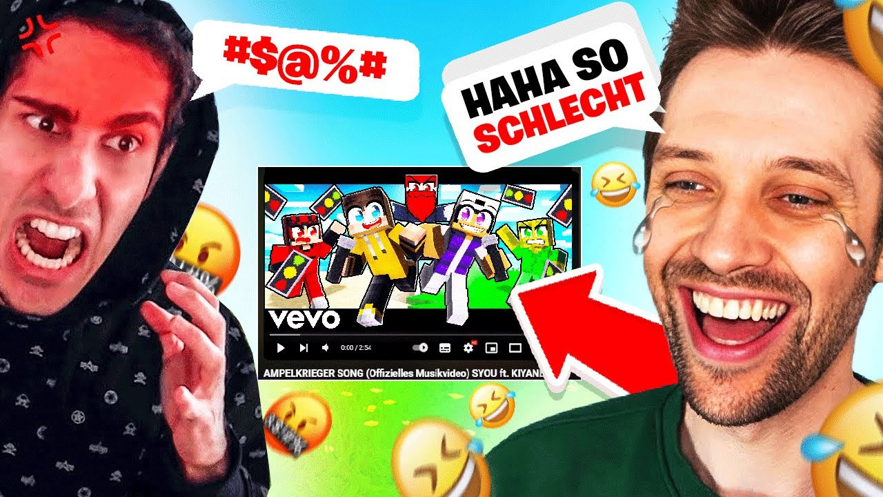 BENX REAGIERT auf MEINEN AMPELKRIEGER SONG ABER ICH RASTE AUS?