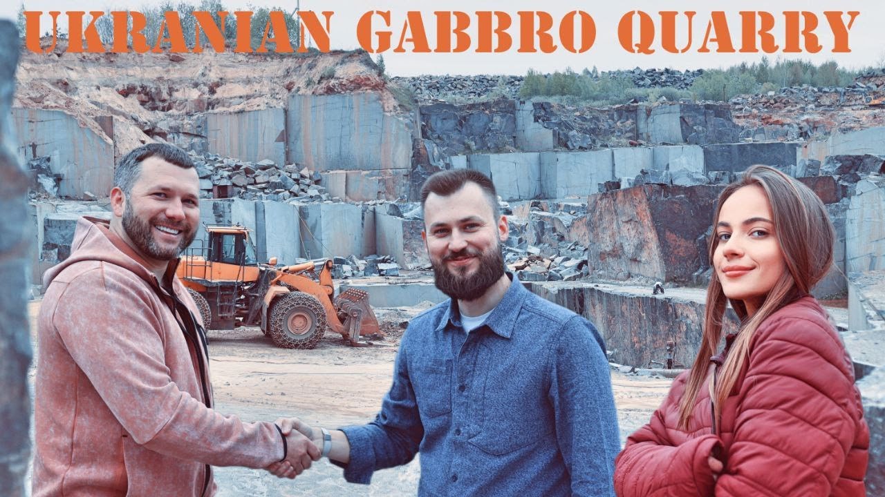 Ukrainian Gabbro quarry - Grifonov's family business