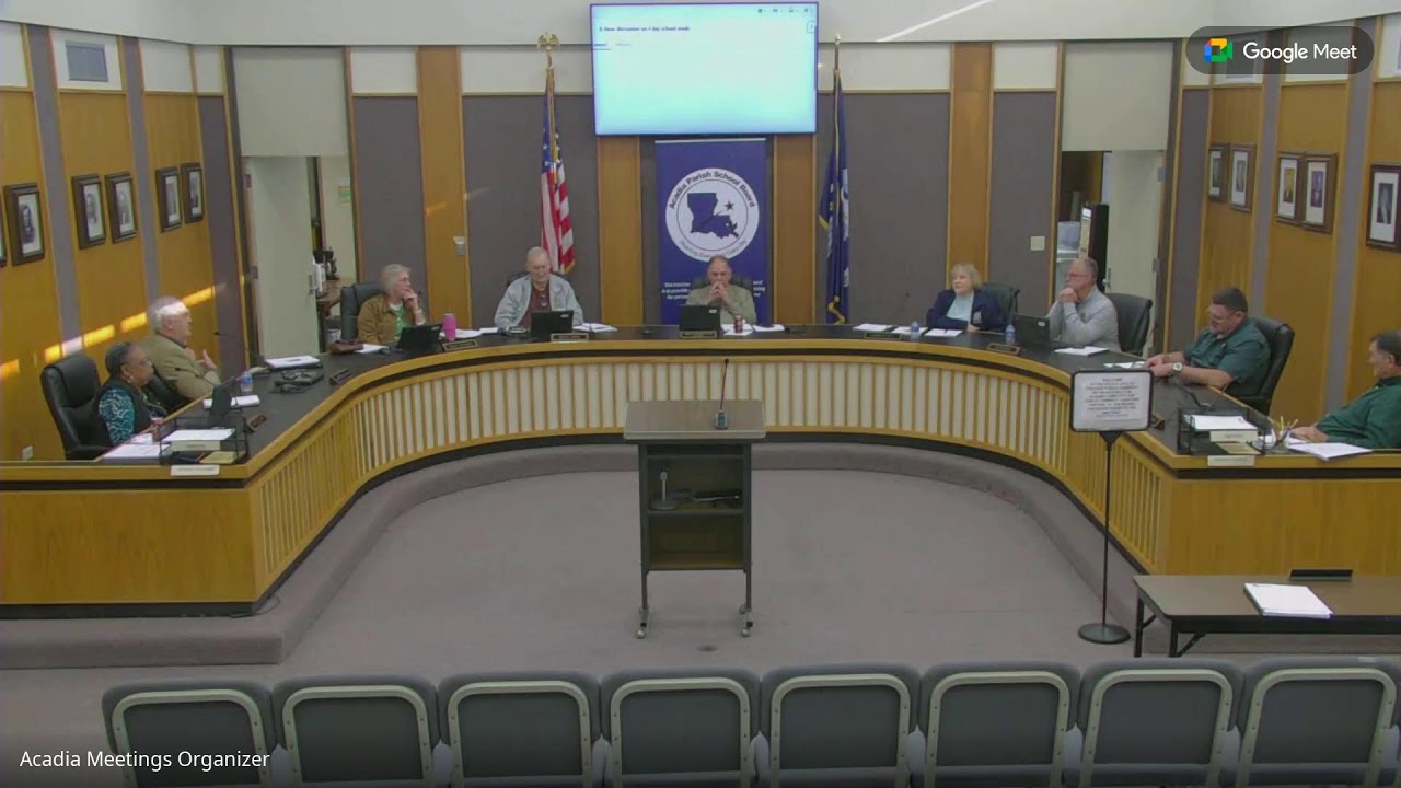 Acadia Parish Committee Meeting 03-27-26