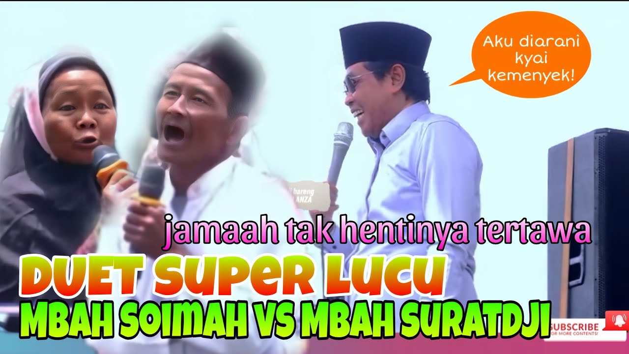 DUET TERLUCU SEPANJANG MASA MBAH SOIMAH VS MBAH SURADJI asli bikin jamaah tak hentinya tertawa