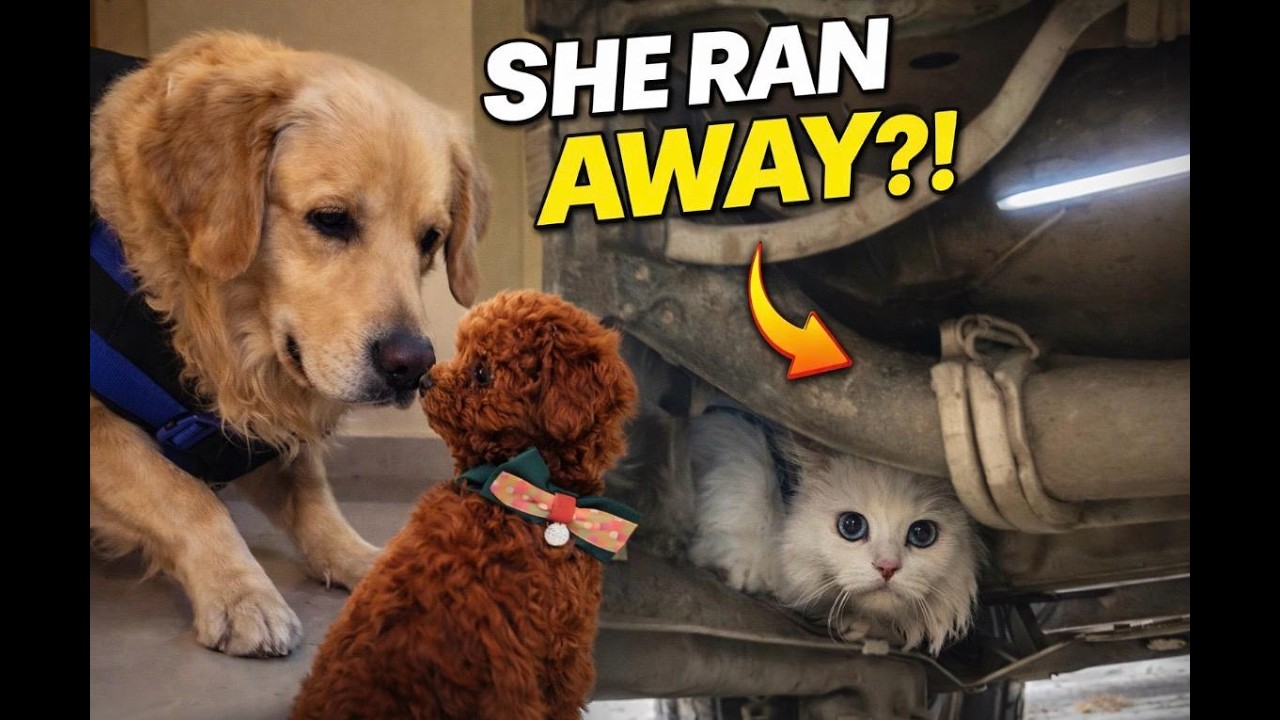 Coco Aur Bella Mile Keeba Se… Aur Bella Dar Ke Car Ke Neeche Chup Gayi! 😱🐶🐱