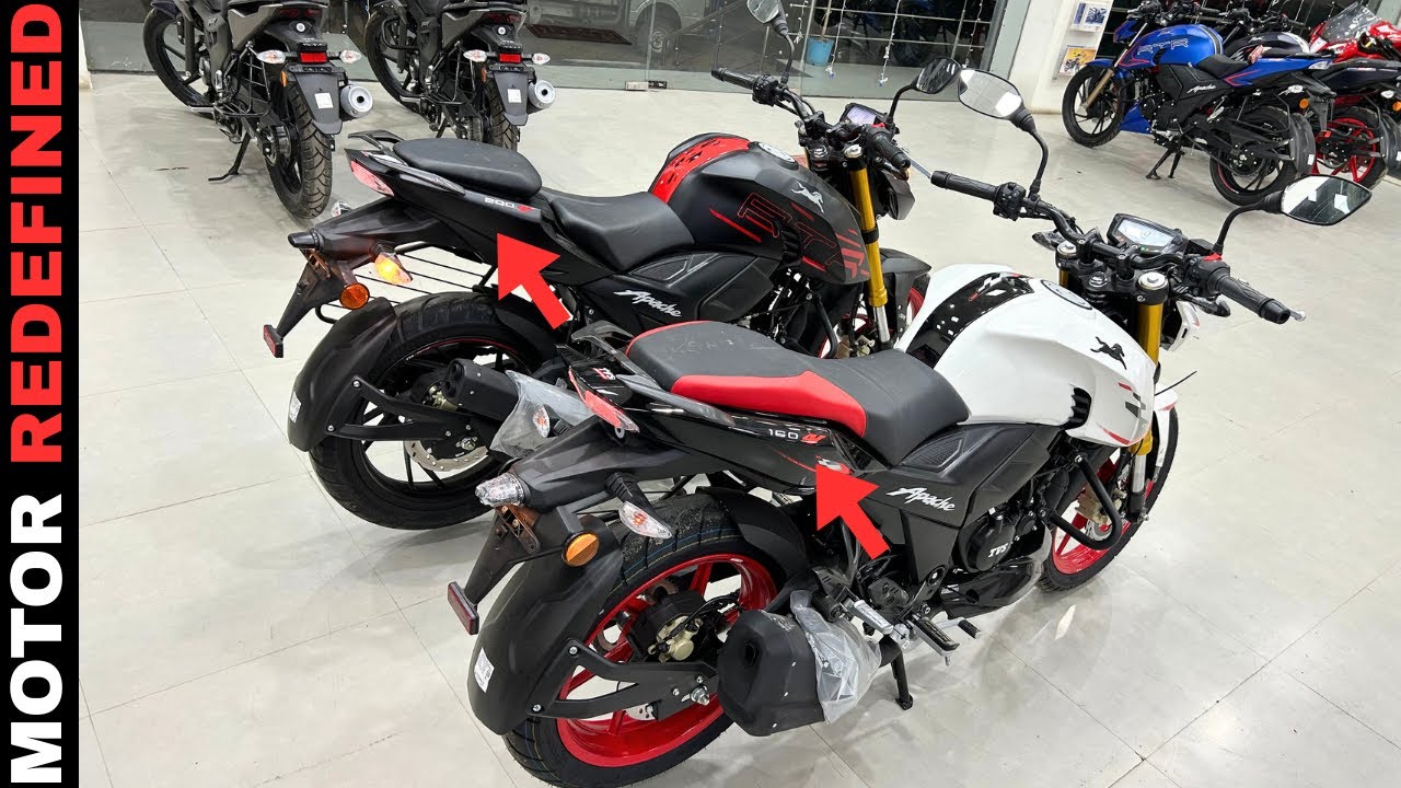 2025 TVS Apache RTR 200 4V USD Vs Apache 160 4V USD Detailed Comparison.