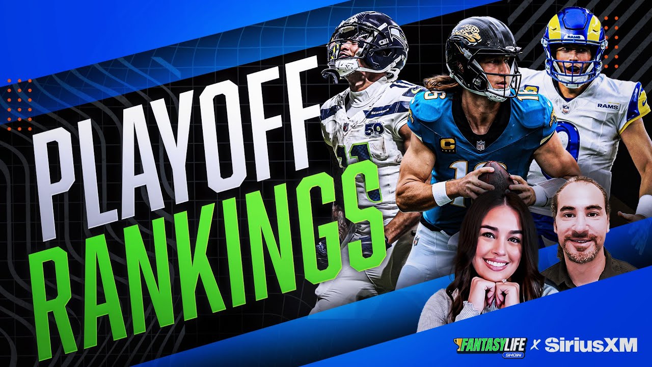 Playoff Fantasy Rankings, NFL News, and Guilloteenie Draft Breakdown!