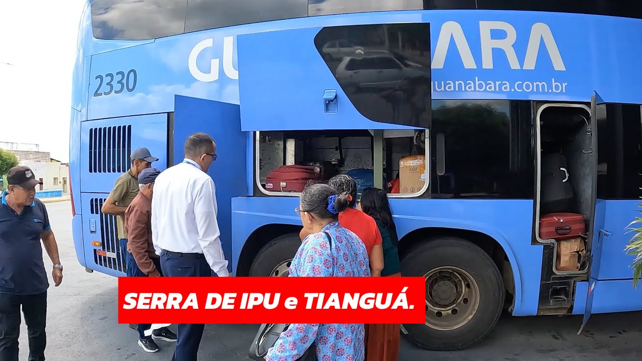 PASSANDO DE ÔNIBUS NA SERRA DE IPU E TIANGUÁ | VIAGEM BSB x SOBRAL G8 DD #5