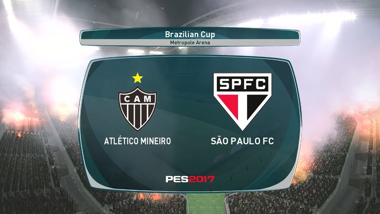 PES 2017 – Master League – Jogo 78 – Atletico Mineiro x Sao Paulo – Copa Brasileira