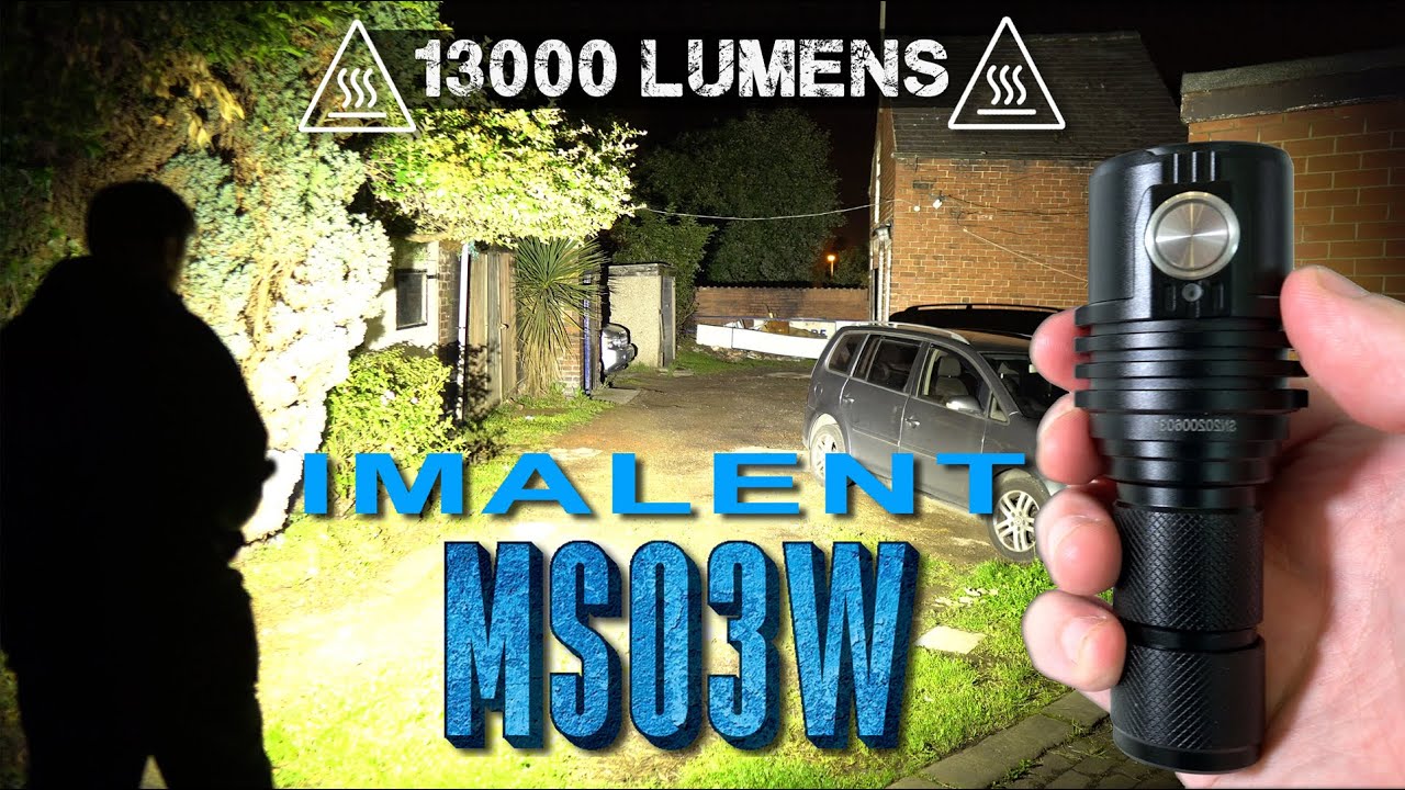 IMALENT MS03W - 13,000 lumens pocket light! - Nearly epic...