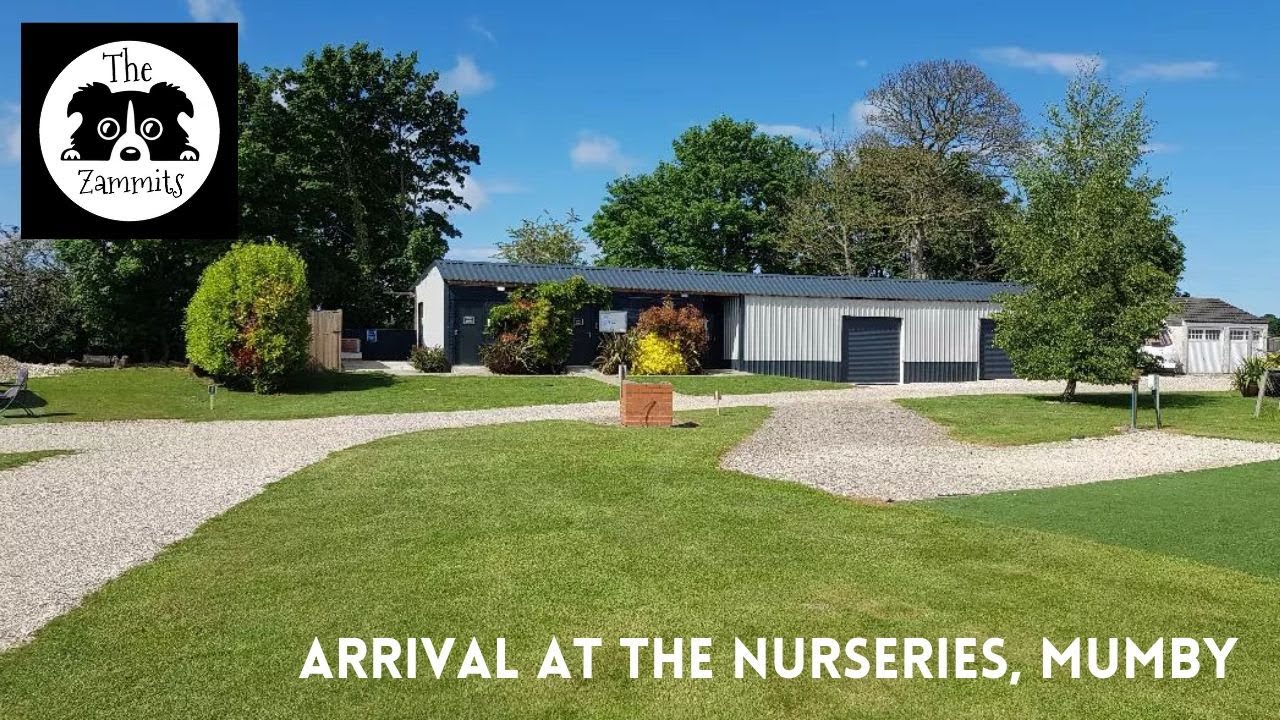 Arrival at The Nurseries Caravan Park, Mumby in Lincolnshire